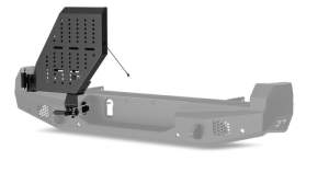 Toyota Tacoma Driver Side Swingout - Body Armor 4x4 - Pro Series II - Light Texture Black - `16-`23